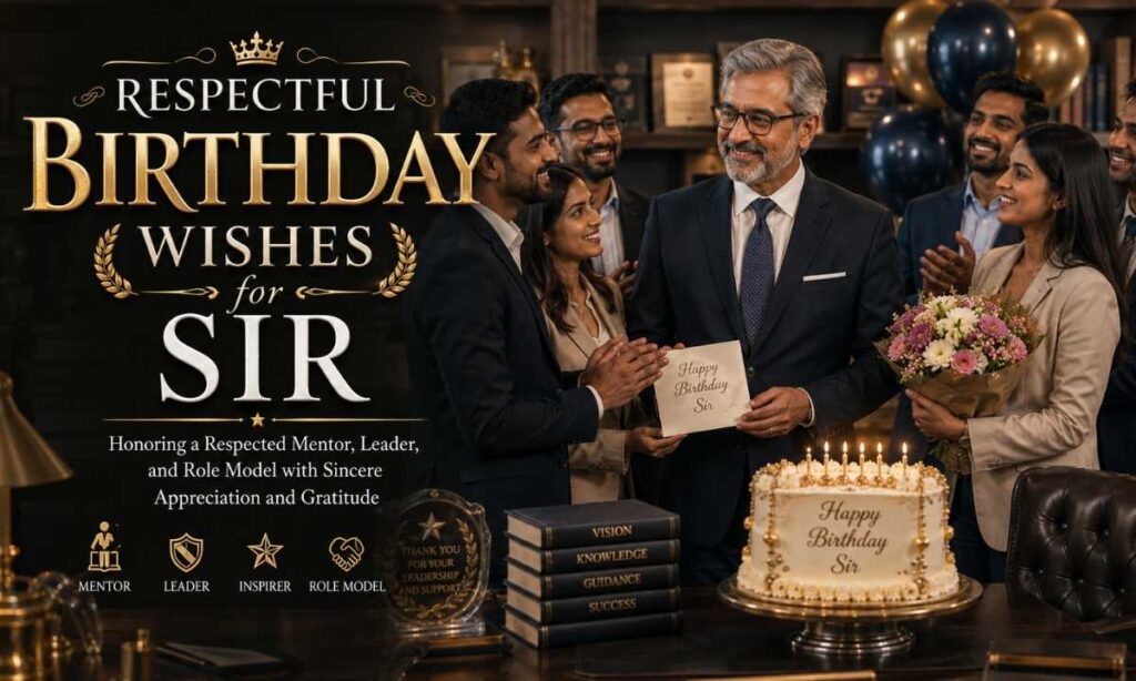 Respectful Birthday Wishes for Sir