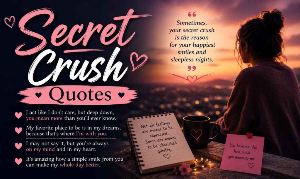Secret Crush Quotes