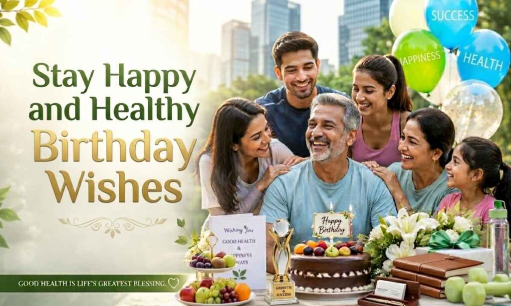 Stay Happy and Healthy Birthday Wishes