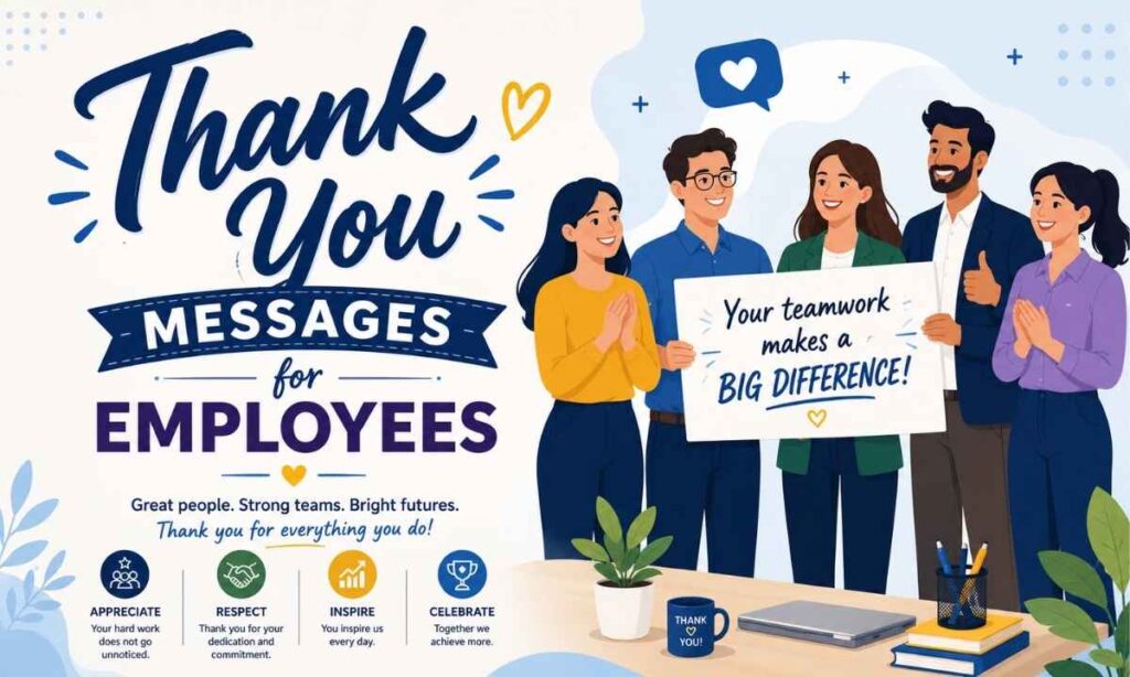 Thank You Messages for Employees