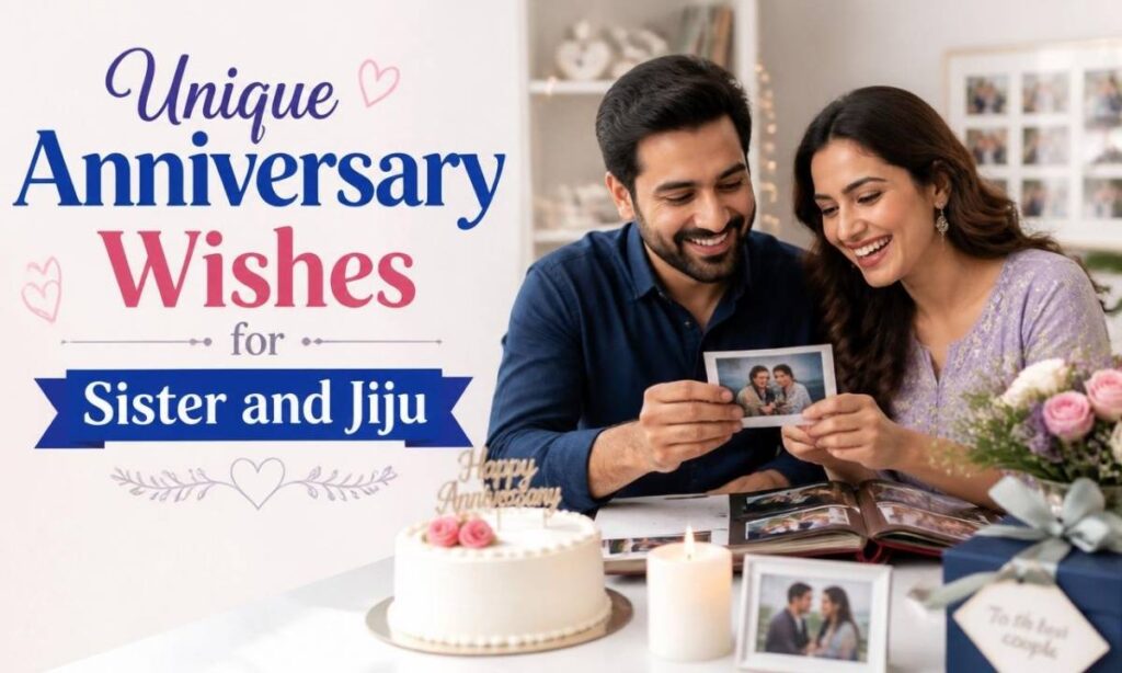 Unique Anniversary Wishes for Sister and Jiju