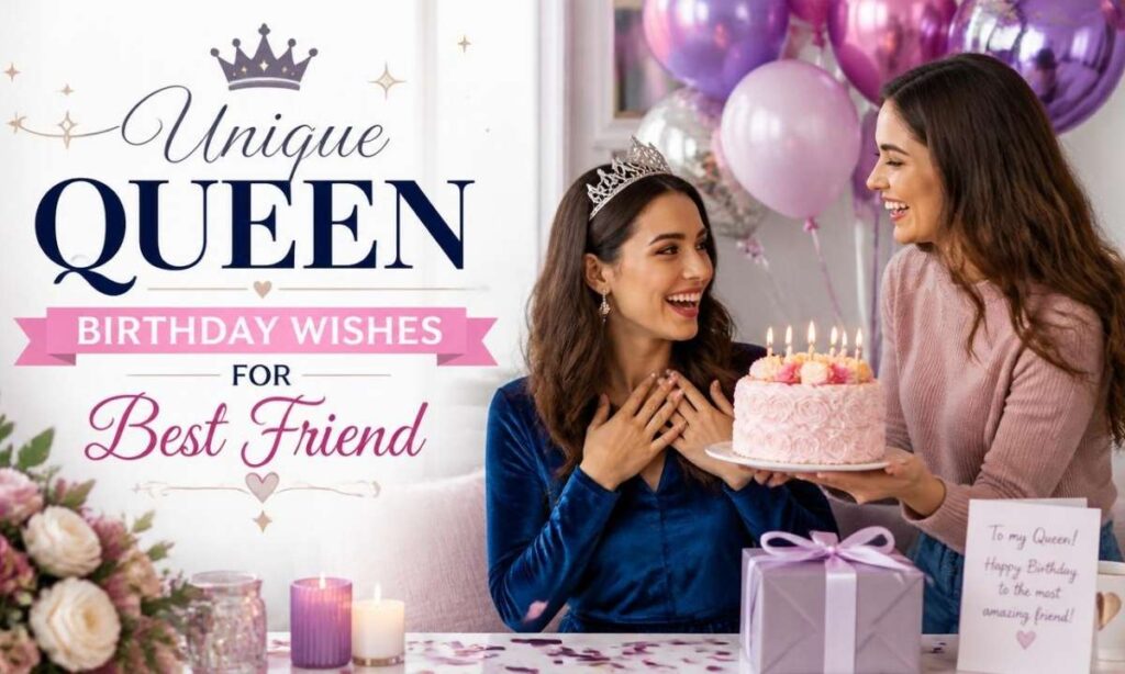 Unique Queen Birthday Wishes for Best Friend