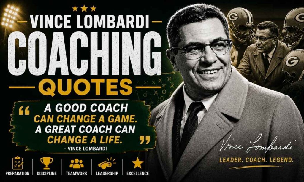 Vince Lombardi Coaching Quotes