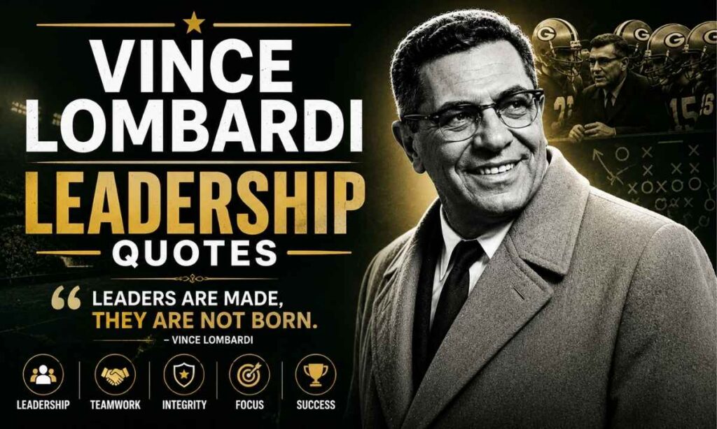 Vince Lombardi Leadership Quotes