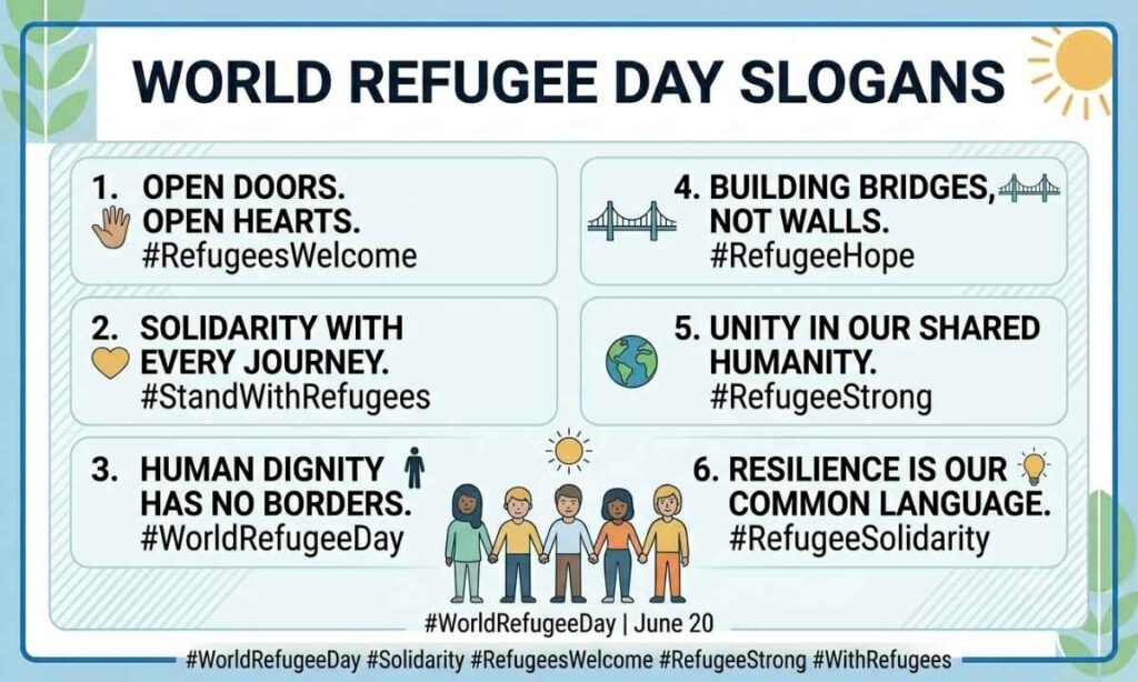 World Refugee Day Slogans