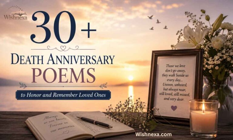 30+ Death Anniversary Poems