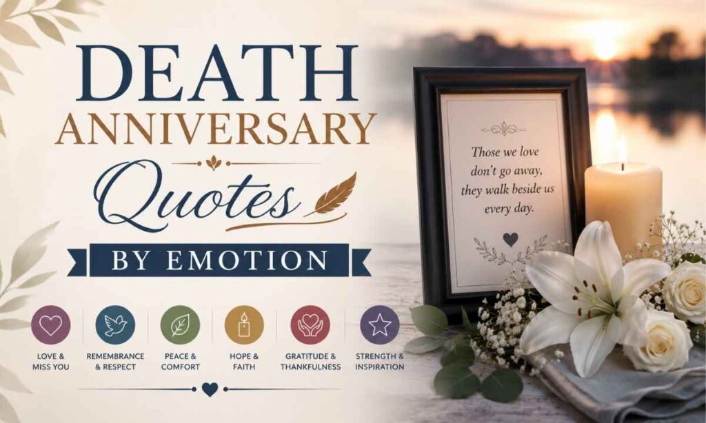 Death Anniversary Quotes by Emotion