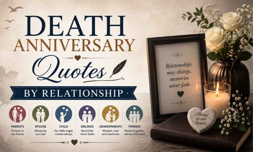Death Anniversary Quotes by Relationship