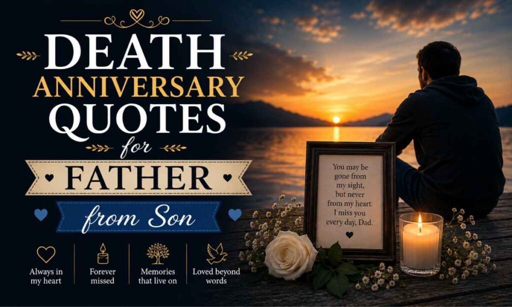 Death Anniversary Quotes for Father from Son