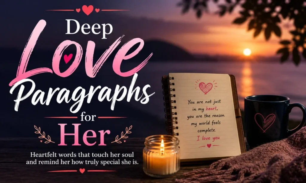 Deep Love Paragraphs for Her