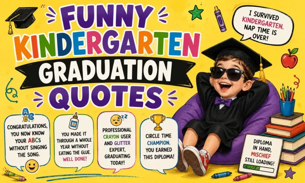 Funny Kindergarten Graduation Quotes