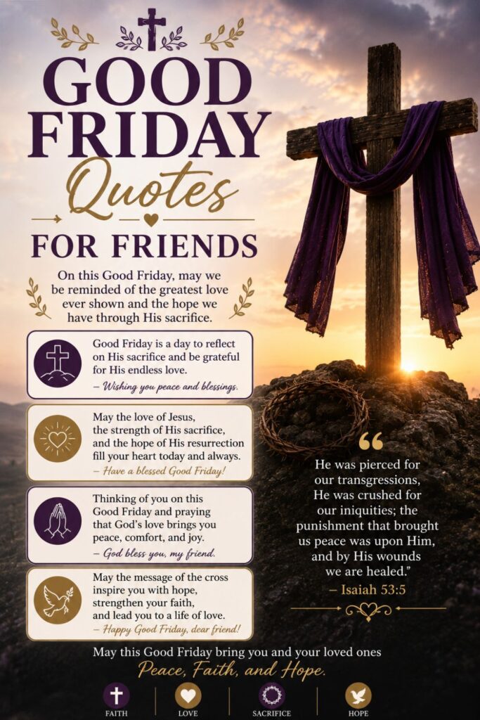Good Friday Quotes for Friends