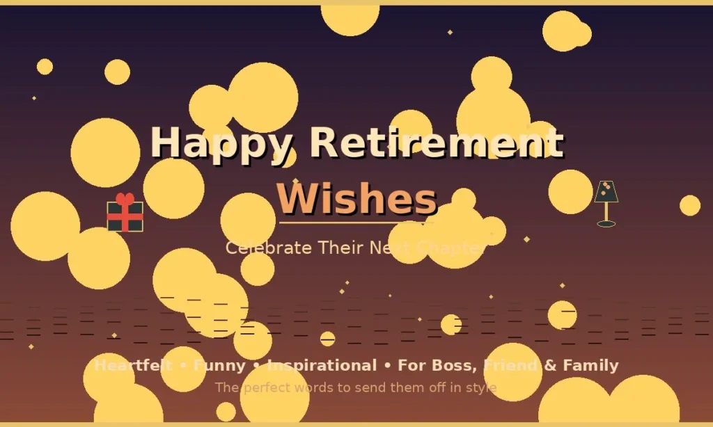 Happy Retirement Wishes