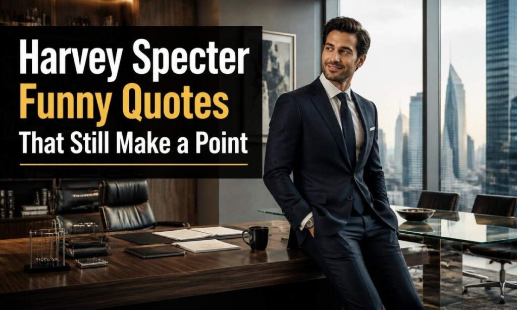 Harvey Specter Funny Quotes That Still Make a Point