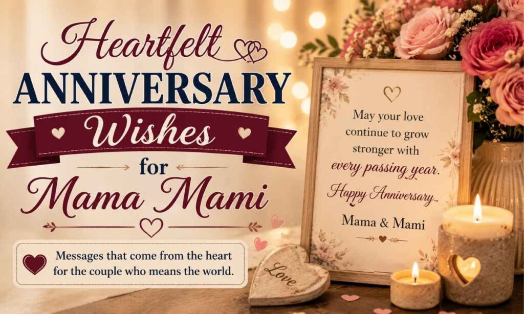Heartfelt Anniversary Wishes for Mama Mami