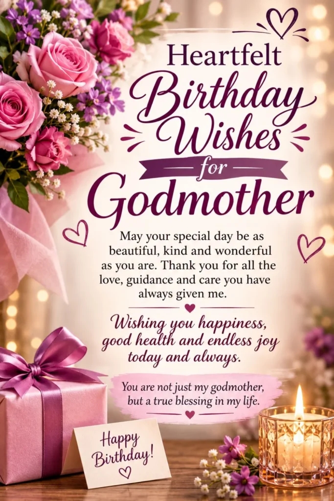 Heartfelt Birthday Wishes for Godmother