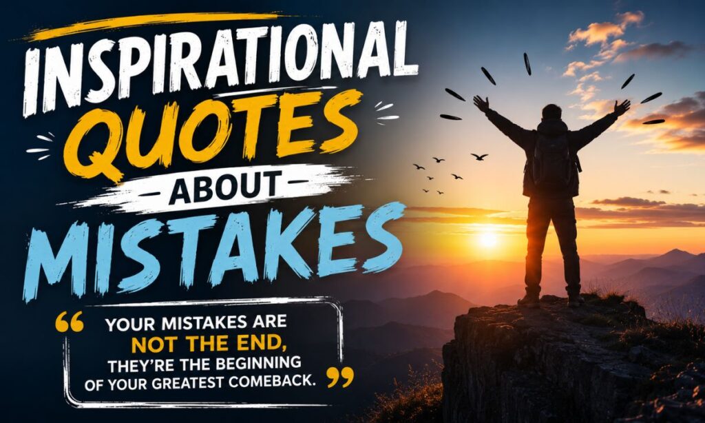 Inspirational Quotes About Mistakes