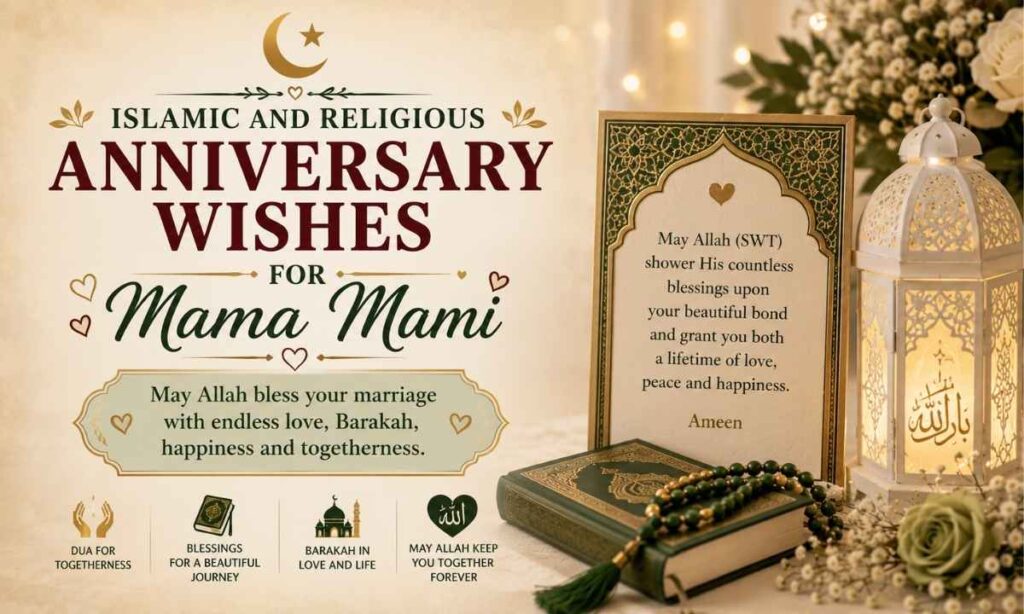 Islamic and Religious Anniversary Wishes for Mama Mami