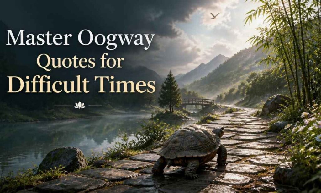 Master Oogway Quotes for Difficult Times
