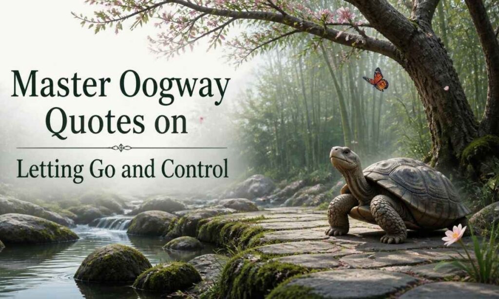 Master Oogway Quotes on Letting Go and Control