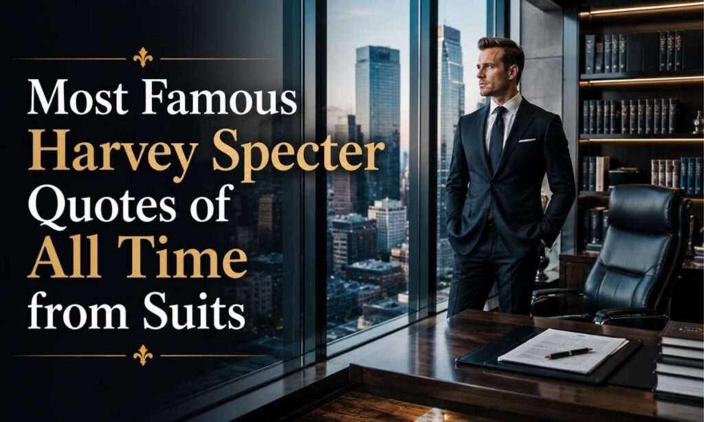 Most Famous Harvey Specter Quotes of All Time from Suits