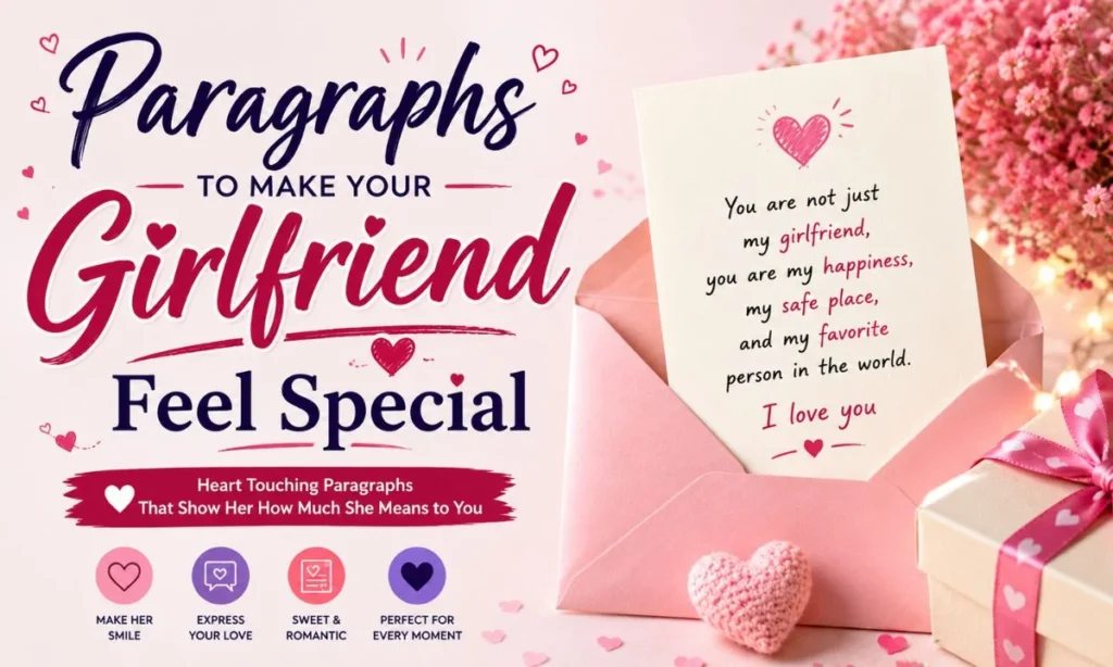 Paragraphs to Make Your Girlfriend Feel Special
