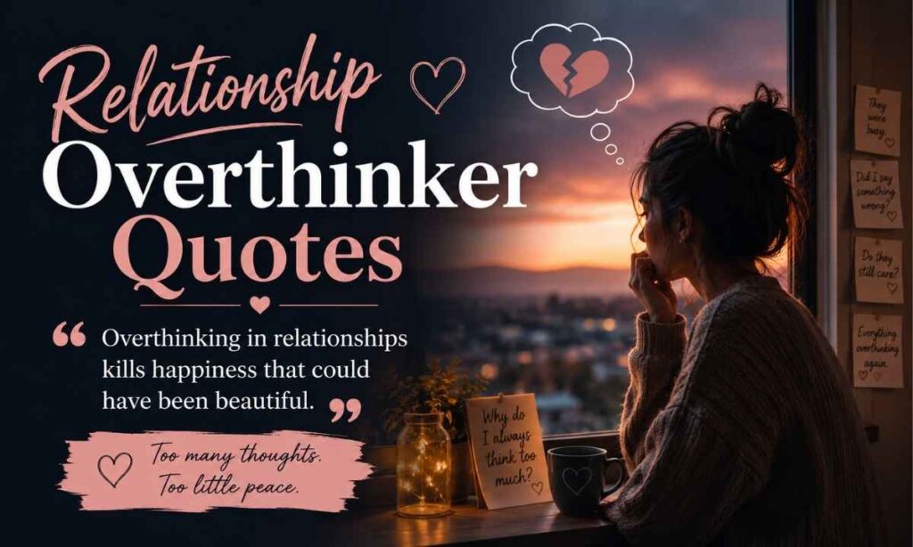 Relationship Overthinker Quotes