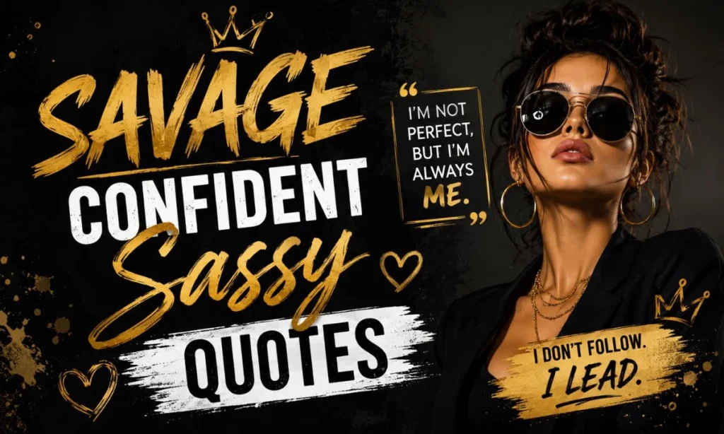 Savage Confident Sassy Quotes