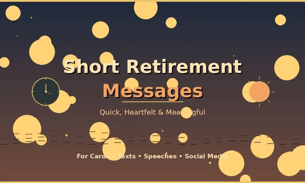 Short Retirement Messages