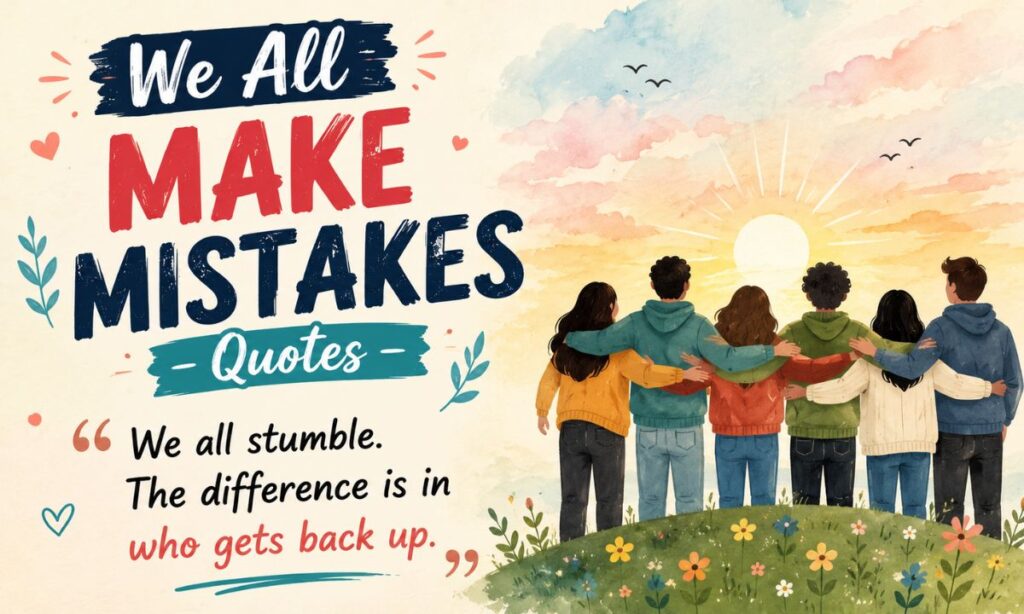 We All Make Mistakes Quotes