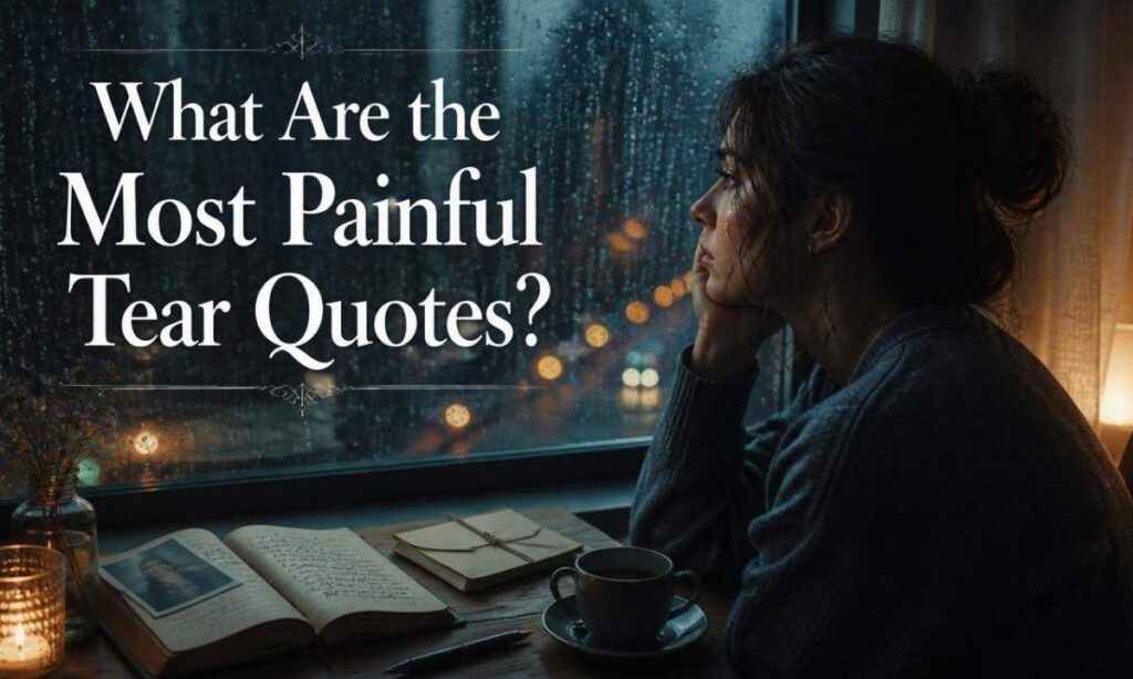 What Are the Most Painful Tear Quotes?