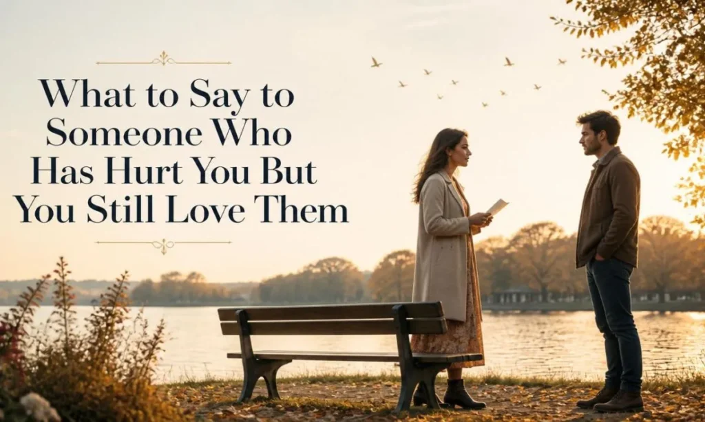 What to Say to Someone Who Has Hurt You But You Still Love Them