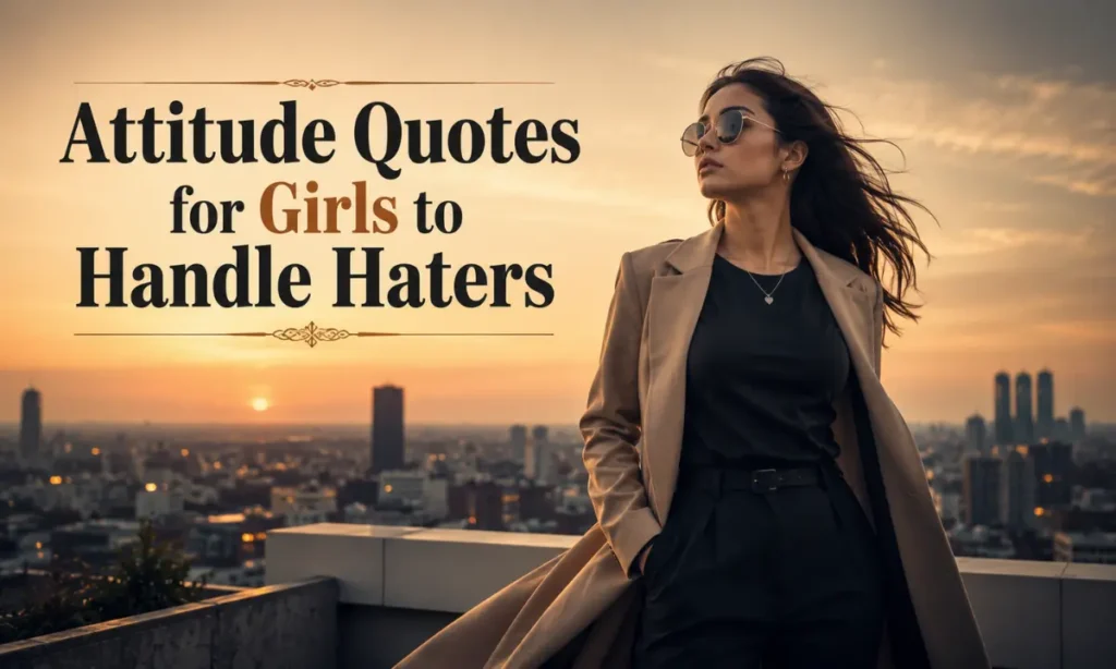 Attitude Quotes for Girls to Handle Haters