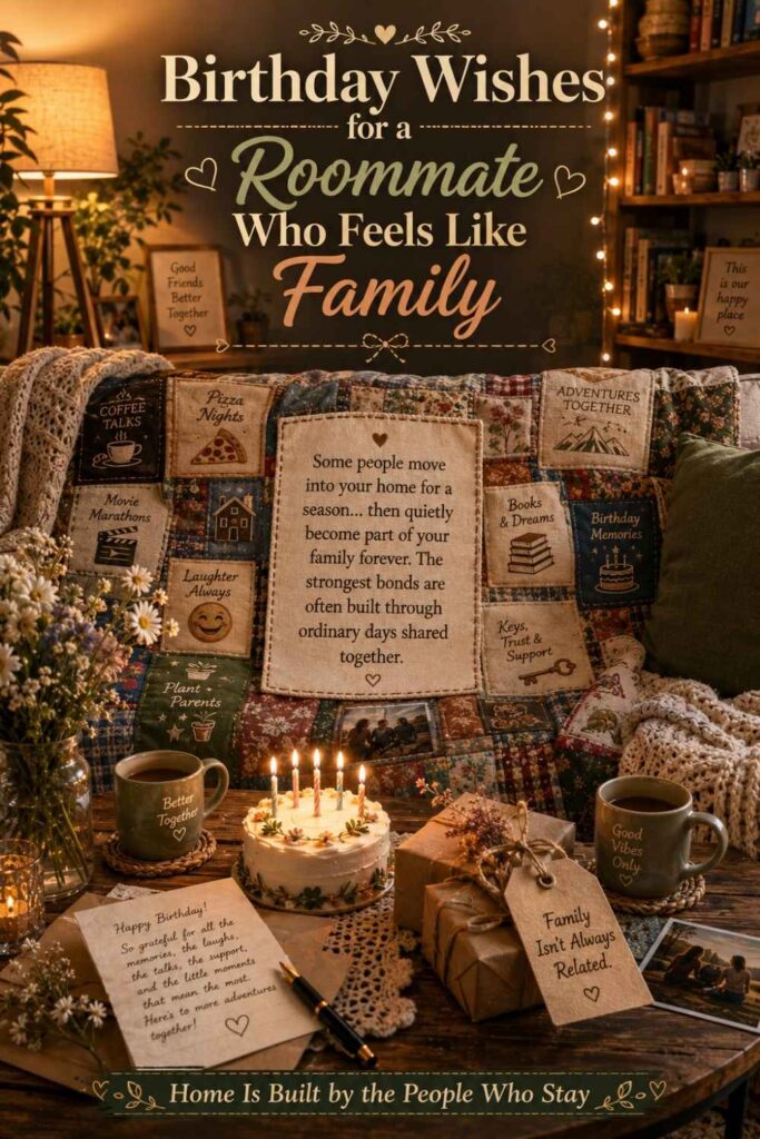 Birthday Wishes for a Roommate Who Feels Like Family