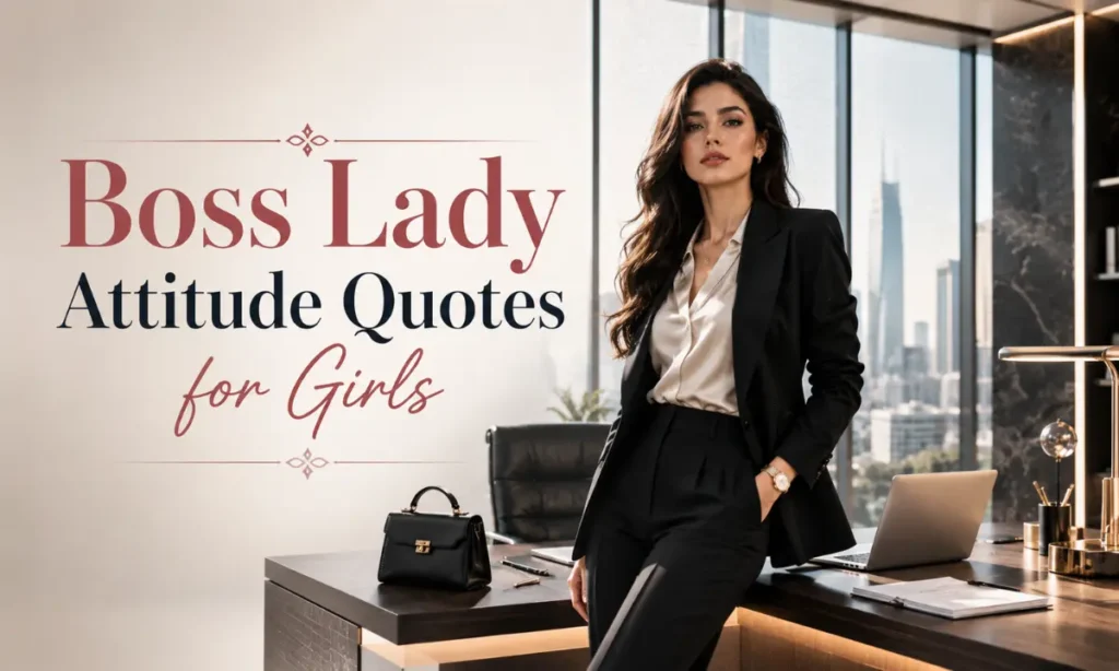Boss Lady Attitude Quotes for Girls