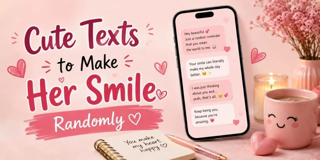 Cute Texts to Make Her Smile Randomly