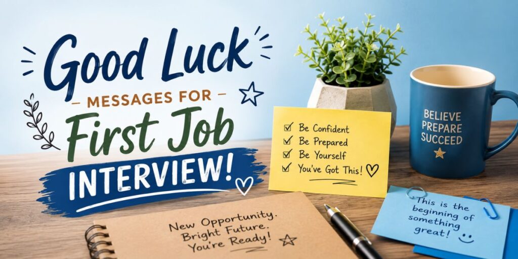 Good Luck Messages for First Job Interview