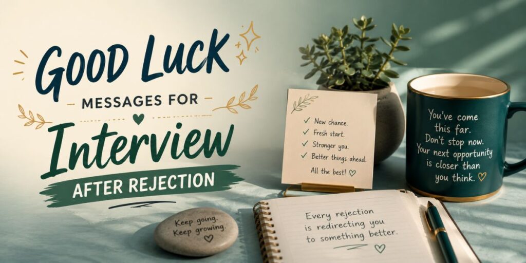 Good Luck Messages for Interview After Rejection