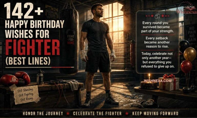 Happy Birthday Wishes for Fighter