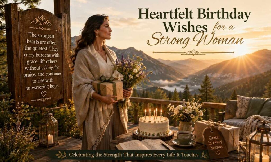 Heartfelt Birthday Wishes for a Strong Woman