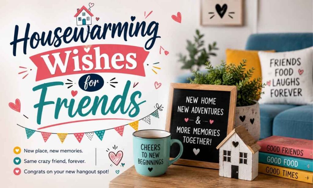 Housewarming Wishes For Friends