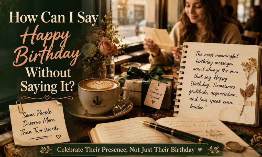 How Can I Say Happy Birthday Without Saying It?