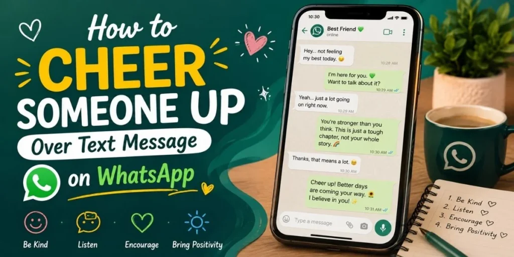 How to Cheer Someone Up Over Text Message on WhatsApp