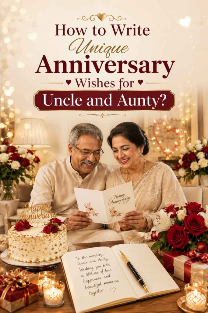 How to Write Unique Anniversary Wishes for Uncle and Aunty