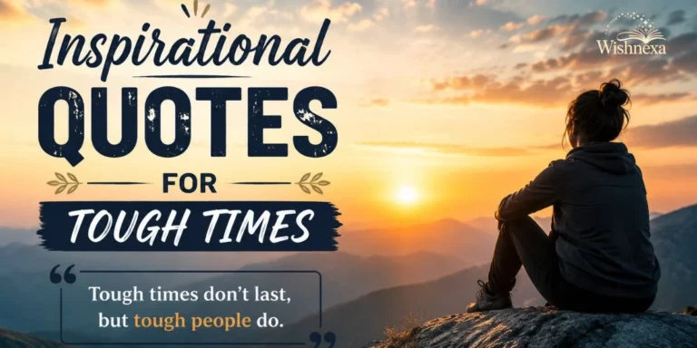 Inspirational Quotes for Tough Times