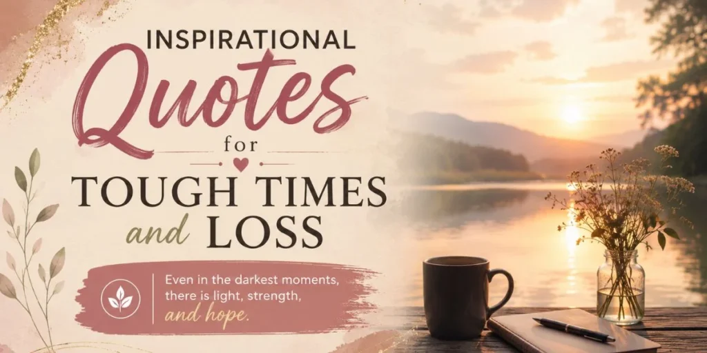 Inspirational Quotes for Tough Times and Loss
