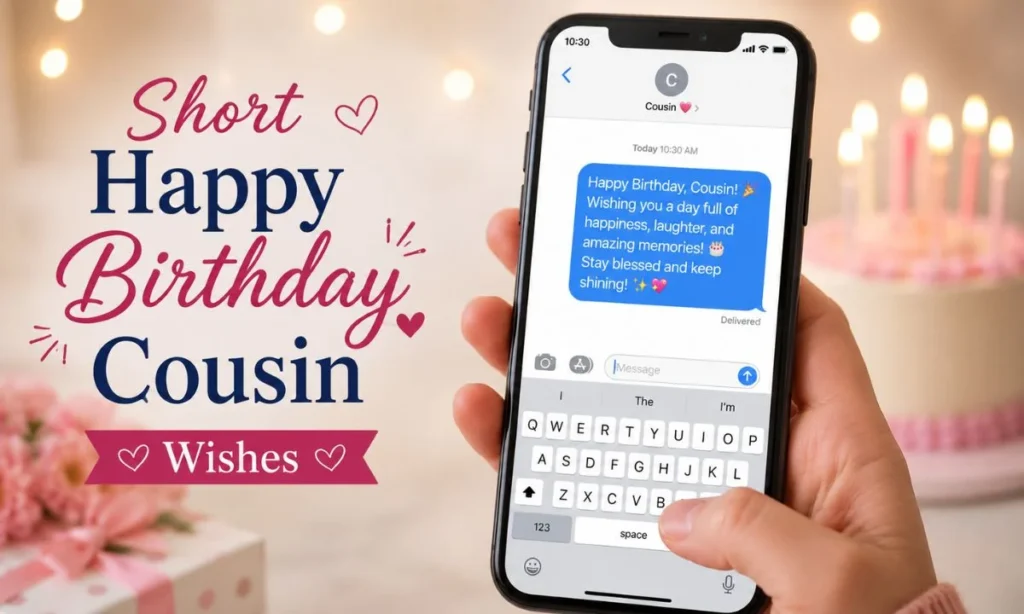 Short Happy Birthday Cousin Wishes