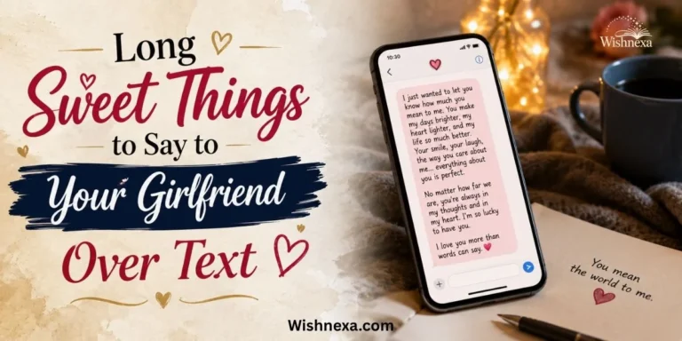 Sweet Things to Say to Your Girlfriend Over Text