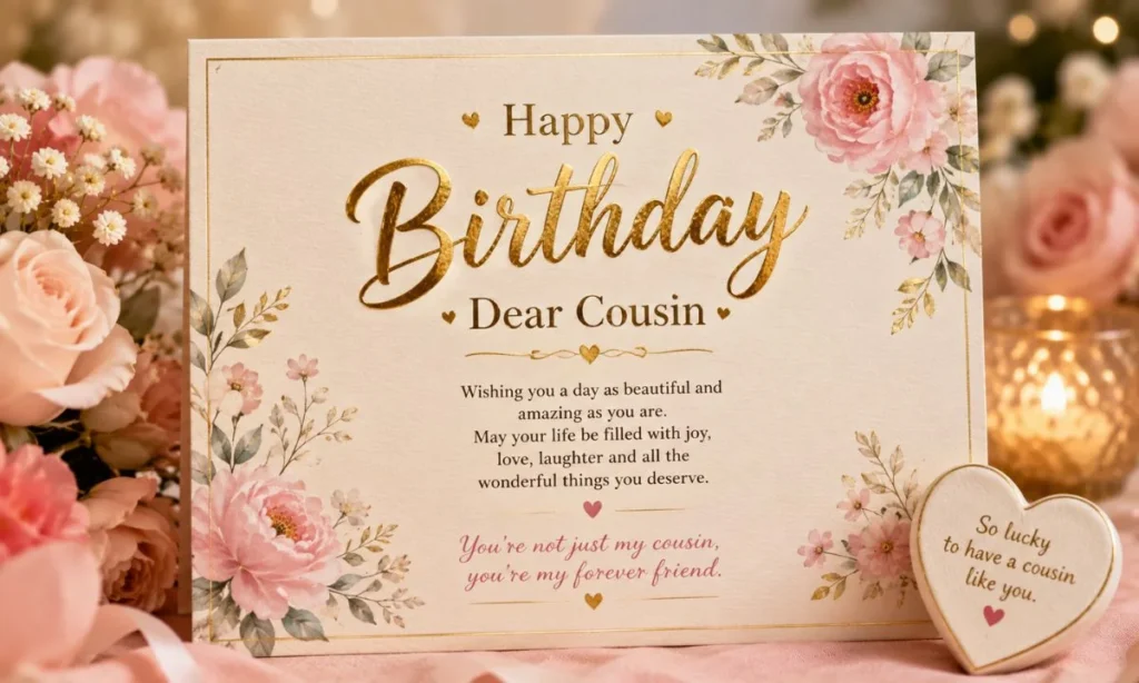 Sweet and Beautiful Birthday Wishes for Your Cousin