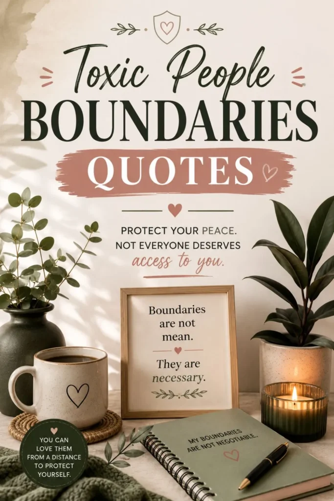 Toxic People Boundries Quotes